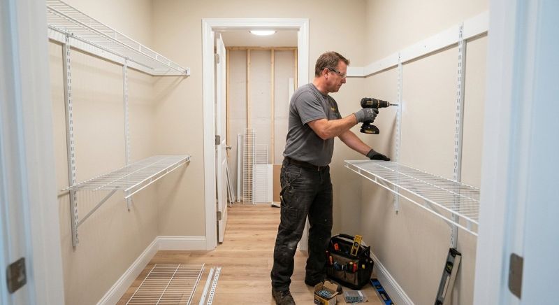 Wire Shelving Installation in Frederick, MD